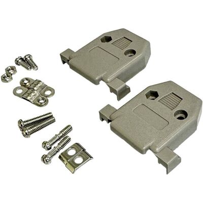 BKL Electronic 10120061 10120061 Boîtier D-SUB Nombre de pôles (num.) : 15 Plastique 180, Câble + prise électronique, Gris BKL Electronic 10120061 10120061 Boîtier D-SUB Nombre de pôles (num.) : 15 Plastique 180, Câble + prise électronique, Gris