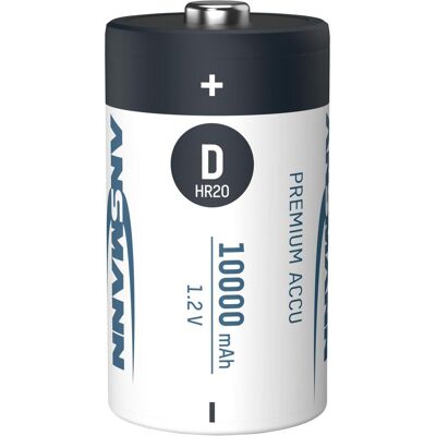 Ansmann Pile D - NiMH - (rechargeable) (1 pcs, D, 10000 mAh), Batteries + piles Ansmann Pile D - NiMH - (rechargeable) (1 pcs, D, 10000 mAh), Batteries + piles