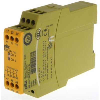 Pilz Module de sécurité relais 4 N/O, Relai Pilz Module de sécurité relais 4 N/O, Relai