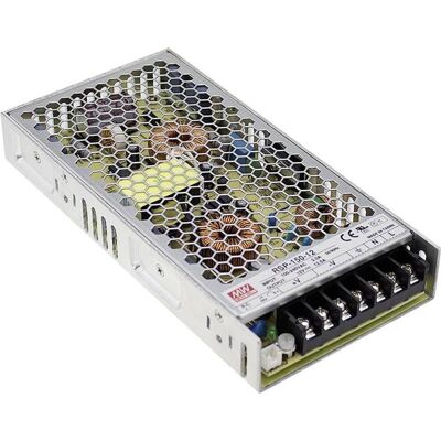 MeanWell Mean Well RSP-150 series RSP-150-12 - Netzteil (intern) (150 W), Alimentation PC, Noir MeanWell Mean Well RSP-150 series RSP-150-12 - Netzteil (intern) (150 W), Alimentation PC, Noir