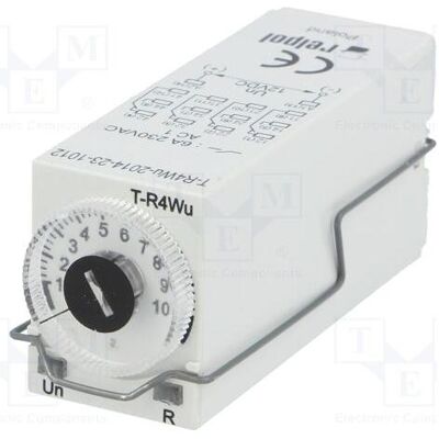 Relpol Module d'automatisation : minuterie 0,1 s à 100 h, 4 contacts de sortie, 250 V CA/6 A, 12 V CC, T-R4, Relai Relpol Module d'automatisation : minuterie 0,1 s à 100 h, 4 contacts de sortie, 250 V CA/6 A, 12 V CC, T-R4, Relai