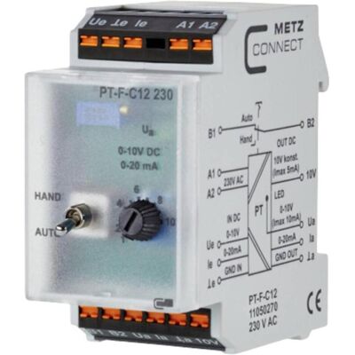 Metz Connect PT-F-C12 Convertisseur de signal - Séparation de potentiel et signal Metz Connect PT-F-C12 Convertisseur de signal - Séparation de potentiel et signal