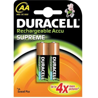 Duracell 75070715 Batterie pour appareil photo/vidéo 2450 mAh (2 pcs, AA, 2450 mAh), Batteries + piles Duracell 75070715 Batterie pour appareil photo/vidéo 2450 mAh (2 pcs, AA, 2450 mAh), Batteries + piles