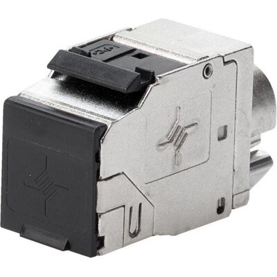 Connecteur RJ45 Telegärtner J00029A8000 - Métal - CAT 8.1 - RJ45 Connecteur RJ45 Telegärtner J00029A8000 - Métal - CAT 8.1 - RJ45
