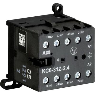 ABB KC6-31Z-1.4-81 Petit contacteur auxiliaire 24VDC, 1,4W GJH1213001R8311, Relai ABB KC6-31Z-1.4-81 Petit contacteur auxiliaire 24VDC, 1,4W GJH1213001R8311, Relai