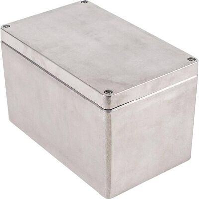 Hammond Boîtier métallique 1590 260x160x160mm Aluminium, moulé sous pression Naturel IP68 (Boîtier), Accessoires électroniques + boîtier, Argent Hammond Boîtier métallique 1590 260x160x160mm Aluminium, moulé sous pression Naturel IP68 (Boîtier), Accessoires électroniques + boîtier, Argent