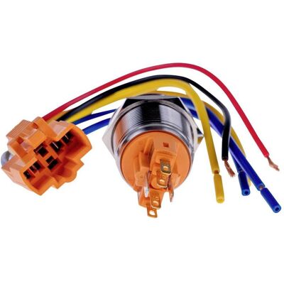Joy-it Bouton 22B Verrouillage Rouge - Interrupteur poussoir IP67, 7A Joy-it Bouton 22B Verrouillage Rouge - Interrupteur poussoir IP67, 7A