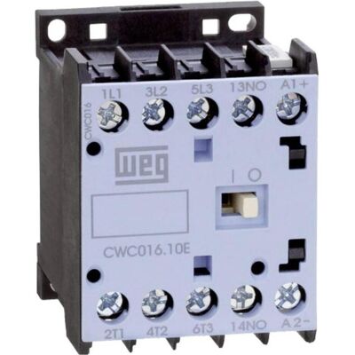 WEG CWC016-10-30D24 Contacteur - 3 NO - 7,5 kW - 230 V/AC - 16 A WEG CWC016-10-30D24 Contacteur - 3 NO - 7,5 kW - 230 V/AC - 16 A