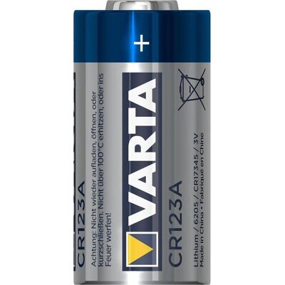 Varta CR123A (10 pcs, CR123A, 1430 mAh), Batteries + piles Varta CR123A (10 pcs, CR123A, 1430 mAh), Batteries + piles