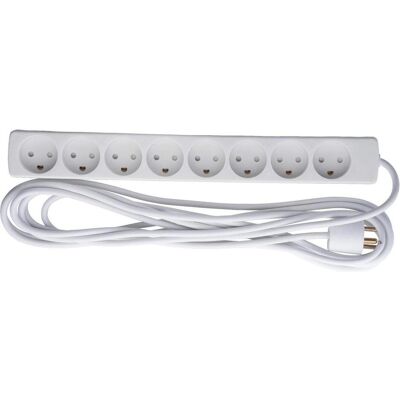 MicroConnect, Multiprise, 8-way Danish Power Strip 5m (8x, CEE 7/3, 5 m) MicroConnect, Multiprise, 8-way Danish Power Strip 5m (8x, CEE 7/3, 5 m)