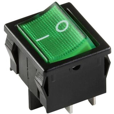 interBär 3628-250.22 Interrupteur - Vert/Noir - 250V/AC interBär 3628-250.22 Interrupteur - Vert/Noir - 250V/AC