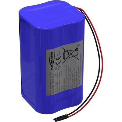 Ansmann 2S2P Akkupack 4x 18650 Kabel Li-Ion 7.2 V 6700 mAh (1 pcs, 18650, 6700 mAh), Batteries + piles Ansmann 2S2P Akkupack 4x 18650 Kabel Li-Ion 7.2 V 6700 mAh (1 pcs, 18650, 6700 mAh), Batteries + piles