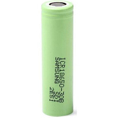 Batterie Li-Ion Samsung ICR18650-30B Flat-Top - 2950 mAh Batterie Li-Ion Samsung ICR18650-30B Flat-Top - 2950 mAh