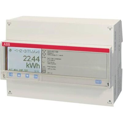 ABB A44 452-100 Compteur d'énergie - Multitarif, RS485, 7 chiffres ABB A44 452-100 Compteur d'énergie - Multitarif, RS485, 7 chiffres
