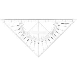 Aristo, Règle, Triangle de cours avec poignée (27 cm) Aristo, Règle, Triangle de cours avec poignée (27 cm)