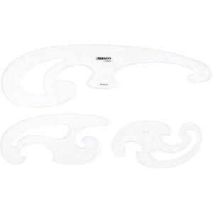Aristo, Règle, Jeu de règles pour courbes Burmester (35 cm, Matières plastiques) Aristo, Règle, Jeu de règles pour courbes Burmester (35 cm, Matières plastiques)