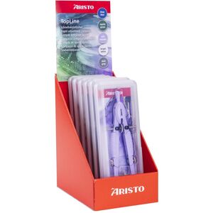 Aristo Présentoir 6 compas Topline, série art, 2x 55818, 1x 19/22/15/16, Compas, Rouge Aristo Présentoir 6 compas Topline, série art, 2x 55818, 1x 19/22/15/16, Compas, Rouge