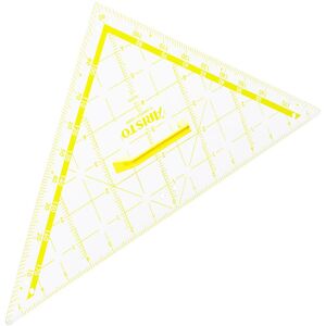 Aristo, Règle, Tableau noir TZ-Triangle (80 cm hypoténuse, avec poignée, plastique) transparent (80 cm, Matières plastiques) Aristo, Règle, Tableau noir TZ-Triangle (80 cm hypoténuse, avec poignée, plastique) transparent (80 cm, Matières plastiques)