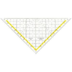 Aristo, Règle, Triangle Tz, 22,5 cm, 1650-1 (22.50 cm, Matières plastiques) Aristo, Règle, Triangle Tz, 22,5 cm, 1650-1 (22.50 cm, Matières plastiques)