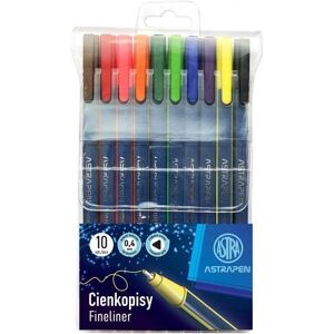 Astra, Stylo, Dreieckige Fineliner 0,4 mm, 10 ASTRA-Farben (10x) Astra, Stylo, Dreieckige Fineliner 0,4 mm, 10 ASTRA-Farben (10x)