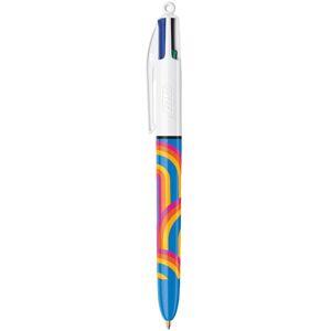 Bic, Stylo, 4-Farben-Kugelschreiber 4 Colours bunt, Schreibfarbe: blau, rot, schwarz, grün, 12 St. (12x) Bic, Stylo, 4-Farben-Kugelschreiber 4 Colours bunt, Schreibfarbe: blau, rot, schwarz, grün, 12 St. (12x)