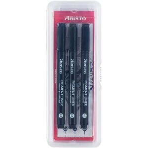 Aristo, Stylo, Pigmentliner, jeu de 3 0,3 0,5 0,7 (3x) Aristo, Stylo, Pigmentliner, jeu de 3 0,3 0,5 0,7 (3x)