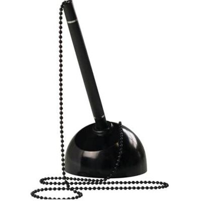 Helit, Stylo, Supp.stylo av.chaînette noir (1x) Helit, Stylo, Supp.stylo av.chaînette noir (1x)