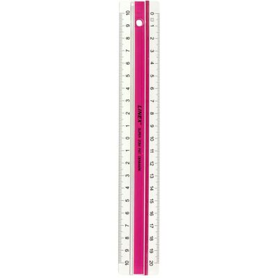 Linex, Règle, S20MM Superline rose (20 cm, Matières plastiques) Linex, Règle, S20MM Superline rose (20 cm, Matières plastiques)