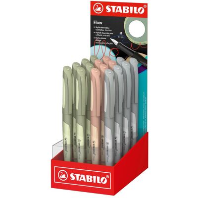 Stabilo, Stylo, Stylo plume Flow Monochrome 16er (16x) Stabilo, Stylo, Stylo plume Flow Monochrome 16er (16x)