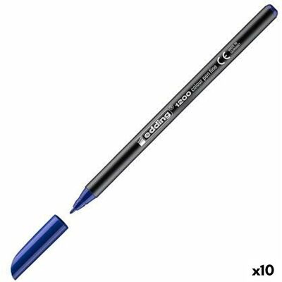 Edding, Stylo, 10 1200 feutres bleus (10x) Edding, Stylo, 10 1200 feutres bleus (10x)