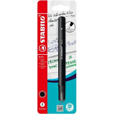 Stabilo, Stylo, driver F 1er Blister schwarz B-61492-10 (1x) Stabilo, Stylo, driver F 1er Blister schwarz B-61492-10 (1x)