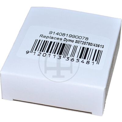 Neutral, Ruban d'étiquetage, DYMO S0720780 6MM NOIR-BLANC 43613 D1 Ruban 7m laminé (0.60 cm, Blanc, Noir) Neutral, Ruban d'étiquetage, DYMO S0720780 6MM NOIR-BLANC 43613 D1 Ruban 7m laminé (0.60 cm, Blanc, Noir)
