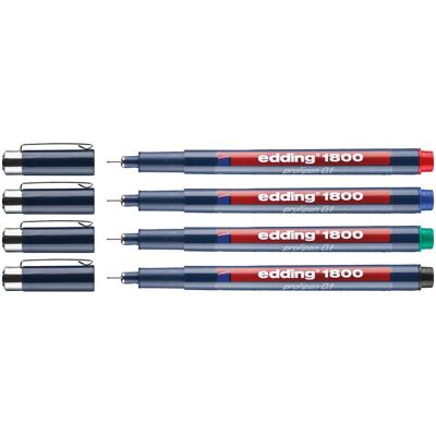 Edding, Stylo, Conseils professionnels 1800 (1x) Edding, Stylo, Conseils professionnels 1800 (1x)