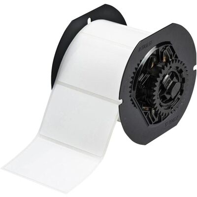Brady, Rouleau d’étiquettes, B33-19-483, polyester, blanc, brillant, 76.20 x 50.80 mm, extrêmement adhésif (500 U.) (81.28 mm) Brady, Rouleau d’étiquettes, B33-19-483, polyester, blanc, brillant, 76.20 x 50.80 mm, extrêmement adhésif (500 U.) (81.28 mm)