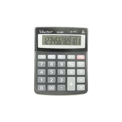 Casio Calculatrice, Calculatrice VECTOR KAV CD-2401 (Fonctionnement sur piles) Casio Calculatrice, Calculatrice VECTOR KAV CD-2401 (Fonctionnement sur piles)