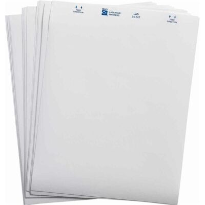 Brady, Rouleau d’étiquettes, LAT-34-747-1, polyester, mat, blanc, 76.20 x 36.50 mm, adhésif permanent, US letter, 2 pistes (81.28 mm) Brady, Rouleau d’étiquettes, LAT-34-747-1, polyester, mat, blanc, 76.20 x 36.50 mm, adhésif permanent, US letter, 2 pistes (81.28 mm)
