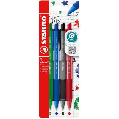 Stabilo, Stylo, Kugelschreiber Pointball (4x) Stabilo, Stylo, Kugelschreiber Pointball (4x)