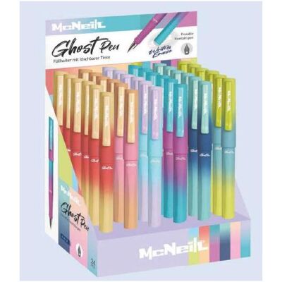 Magni, Stylo, McNeill Füller Ghost Pen Feder M radierbar gradient 6fach sortiert Magni, Stylo, McNeill Füller Ghost Pen Feder M radierbar gradient 6fach sortiert