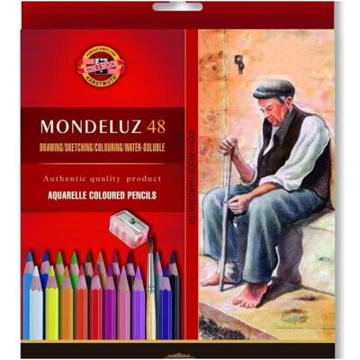 Koh-i-Noor Modèle : 48 Crayons aquarellables - Crayons aquarelle Koh-i-Noor Modèle : 48 Crayons aquarellables - Crayons aquarelle