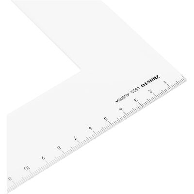 Aristo, Règle, Triangle plastique 45 (22 cm) Aristo, Règle, Triangle plastique 45 (22 cm)