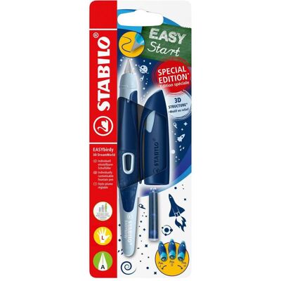 Magni, Stylo, STABILO Schulfüller EASYbirdy 3D DreamWorld A LH blau Blister (1x) Magni, Stylo, STABILO Schulfüller EASYbirdy 3D DreamWorld A LH blau Blister (1x)