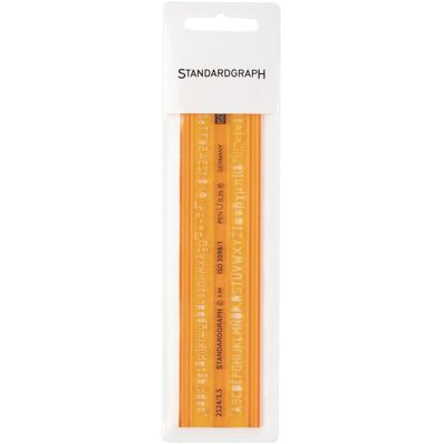 Standardgraph, Règle, H-Profil Iso B 3098/1 Mittelschrift (Matières plastiques) Standardgraph, Règle, H-Profil Iso B 3098/1 Mittelschrift (Matières plastiques)