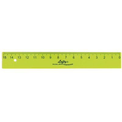 Kum, Règle, Règle Flexi-Lefty 15cm (15 cm, Matières plastiques) Kum, Règle, Règle Flexi-Lefty 15cm (15 cm, Matières plastiques)