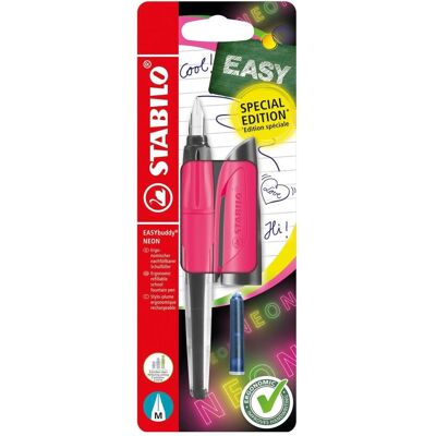 Magni, Stylo, STABILO Schulfüller EASYbuddy M NEON pink Faltschachtelblister (1x) Magni, Stylo, STABILO Schulfüller EASYbuddy M NEON pink Faltschachtelblister (1x)