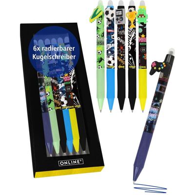 Online, Stylo, 6er Pack Gelpen magiXX Boys gemischt (6x) Online, Stylo, 6er Pack Gelpen magiXX Boys gemischt (6x)