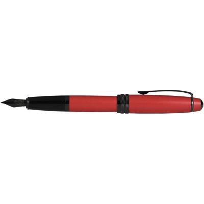 Cross, Stylo, Stylo plume Bailey Laque rouge, plume PVD noire XF (1x) Cross, Stylo, Stylo plume Bailey Laque rouge, plume PVD noire XF (1x)