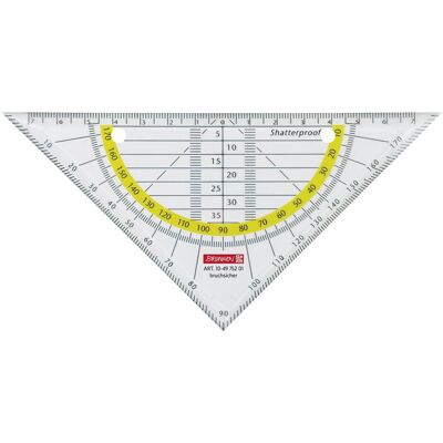 Brunnen - Geometrie-Dreieck 16cm - incassable - Geometry Triangle Brunnen - Geometrie-Dreieck 16cm - incassable - Geometry Triangle