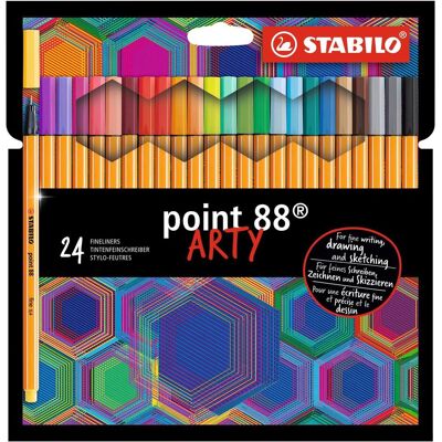 STABILO Point 88 ARTY Feutre Fineliner Multicolore - Stylo feutre STABILO Point 88 ARTY Feutre Fineliner Multicolore - Stylo feutre