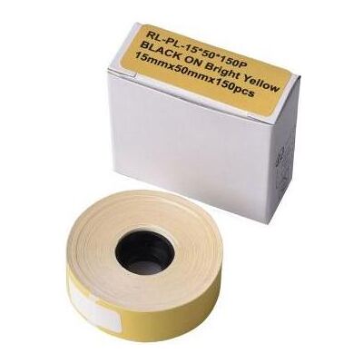 G&G, Rouleau d’étiquettes, Etikettenrolle (150 Einzeletiketten 15 x 50mm) Gelb (15 mm) G&G, Rouleau d’étiquettes, Etikettenrolle (150 Einzeletiketten 15 x 50mm) Gelb (15 mm)