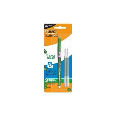 Bic, Stylo, Illusion Gelstift 0,7 mm grün 1+2 Stück (3x) Bic, Stylo, Illusion Gelstift 0,7 mm grün 1+2 Stück (3x)